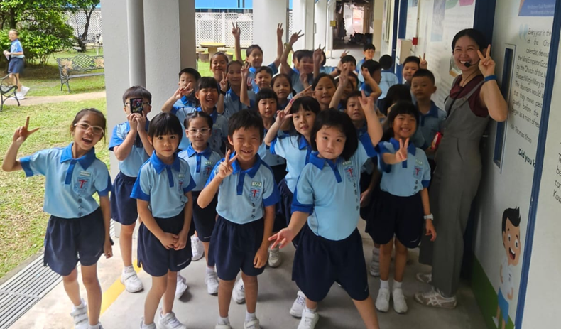 Knowing our school by revisiting heritage wall.